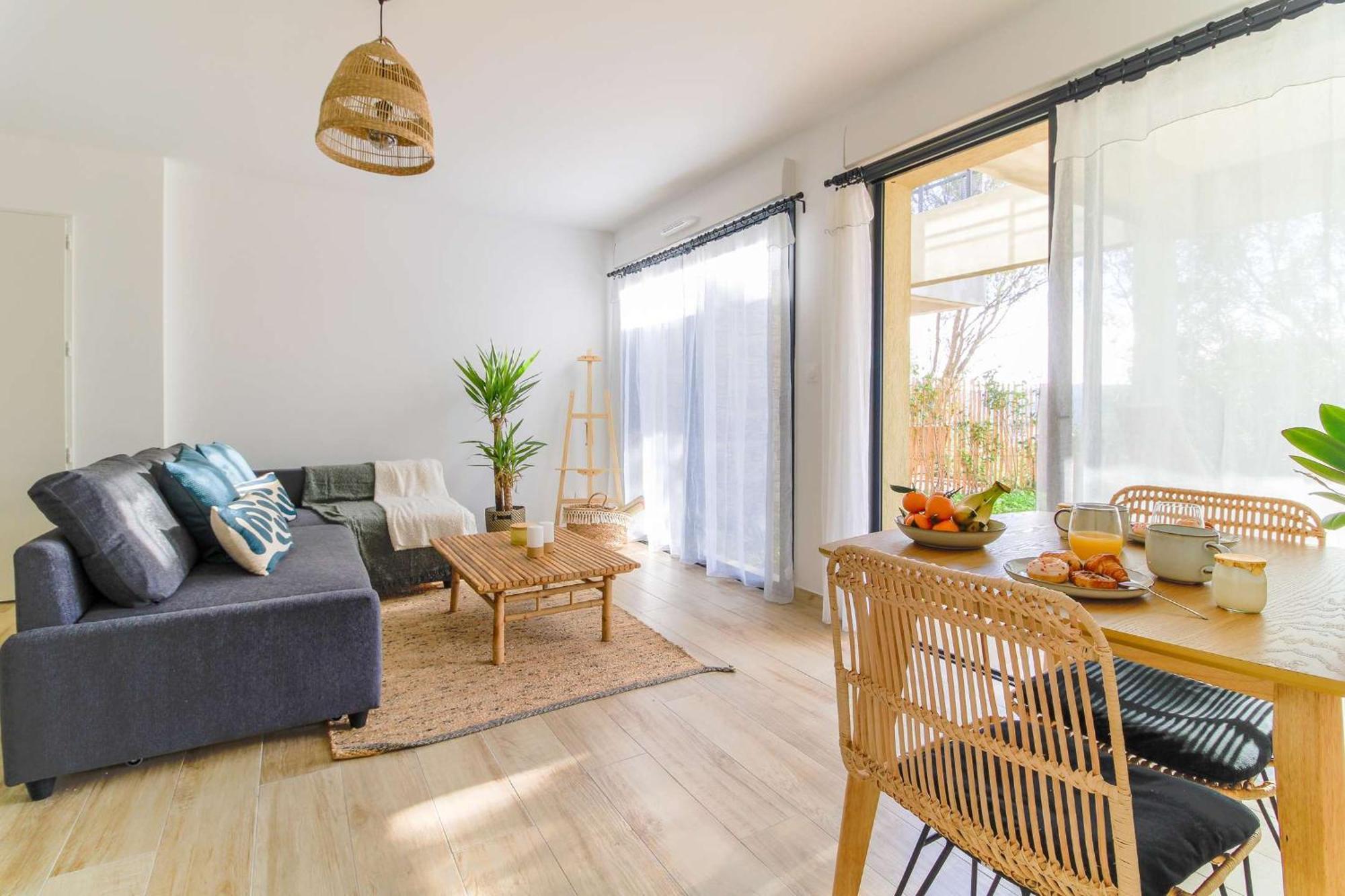 Select'Sohome - Joli Appartement Avec Jardin Privatif Et Parking - Capnat-F08 博尔马斯·莱斯·米默萨斯 外观 照片